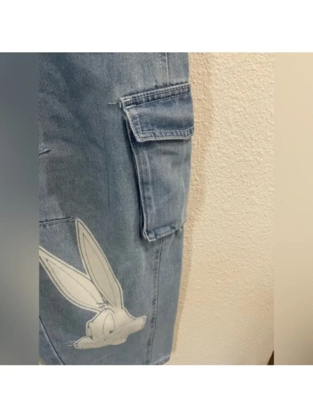 New Justice Looney Tunes Barrel Jeans Cargo Color Block Boho